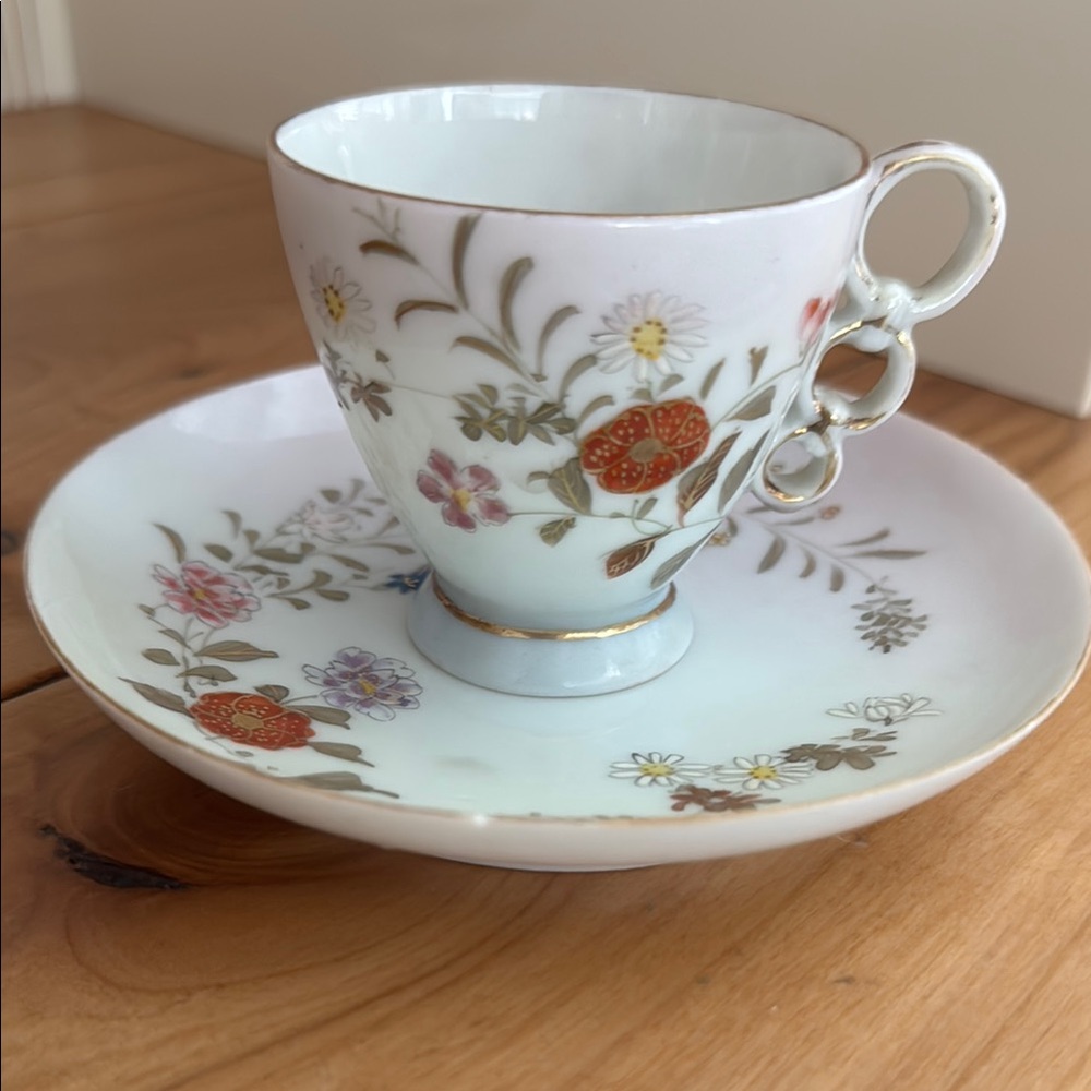 Japanese bone china Teacup and Saucer Set